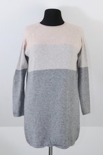 ° ONLY ° long Feinstrick Strickkleid KLEID Gr. L / 42 rose grau meliert PULLI