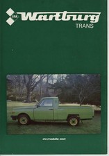 Prospekt Wartburg TRANS