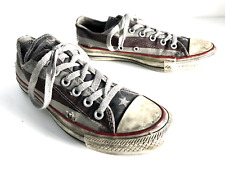 CONVERSE ALL STAR, LOW TOP, AMERICAN FLAG, BLACK VINTAGE LOOK, GR 5/ 37,5, NICE