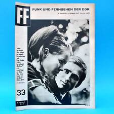 DDR FF Dabei 33 1967 / 13.08.-19.08. Alfred Struwe Karin Schröder Peter Ensikat