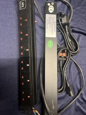 Rack Steckdosenleiste  19" Stromverteiler schwarz zur Rackmontage