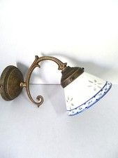 Wand lampe messing - messing, jugendstil