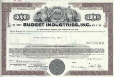 Budget Industries Inc., 1971
