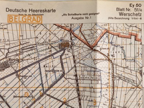 Deutsche heereskarte 1943 - heereskarte,