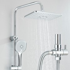 Edelstahl Duschsystem Regendusche Duschset Handbrause Duscharmatur Dusche Kopf