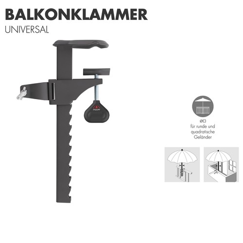 Doppler balkonklammer - doppler,
