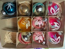 alte Christbaumkugeln ,Glas