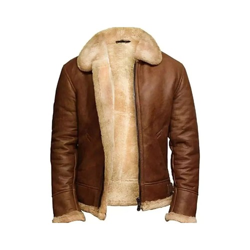 Herren 100 lammfell braun - herren, 100%