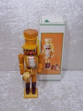 cGCW2Q - Design Holz Nussknacker Soldat Trommler - Vintage - 34 cm - NOS