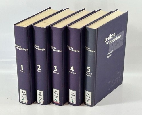 Lexikon der psychologie band - der, psychologie.