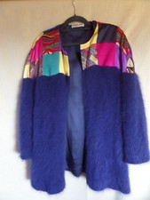 Designer Damen Jacke von JAGUAR, Größe 40, 100% Seide mit Angora/Wollemix