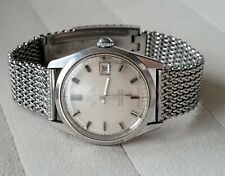 Vintage Ducado Swiss Automatic Hermetic Herren Armband Uhr 50er steel rar Gravur