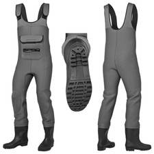 SPRO | Neopren SCR Wader 4mm Wathose mit Profilsohle | Größenauswahl Teichhose