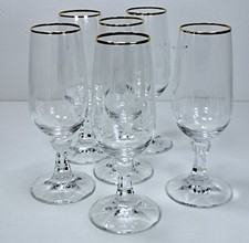 6 Biergläser Feines Glas