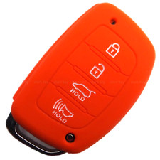 Schlüssel Silikon Cover Hülle Schutzhülle für Hyundai I40 keyless Go 4 Tasten
