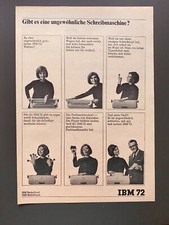 IBM 72 Ungewöhnliche Schreibmaschine Sindelfingen 1966 Vintage Werbung Reklame