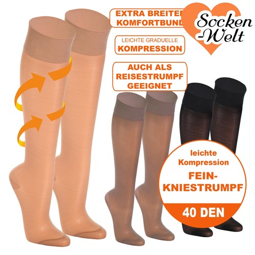 Nylon fein kniestrümpfe mit - fein,