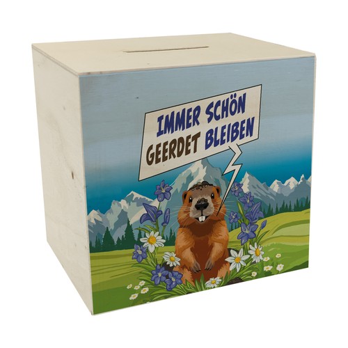 Murmeltier spardose aus - spardose,