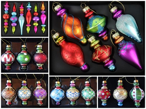 3er 6er set christbaumkugel - o.,