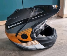 Motorradhelm Caberg Tourmax Titan Gr. S orange grau NP 170 EUR