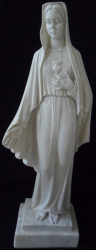 Alabaster figur madonna - alabaster-figur,