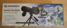 BRESSER Spektiv 20-60x60 Zoomfunktion 2 hochwertige Stative Smartphone-Halterung