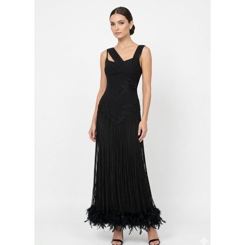 Terani couture black beaded - terani,