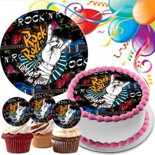 Rock'n'Roll Tortenbild Party