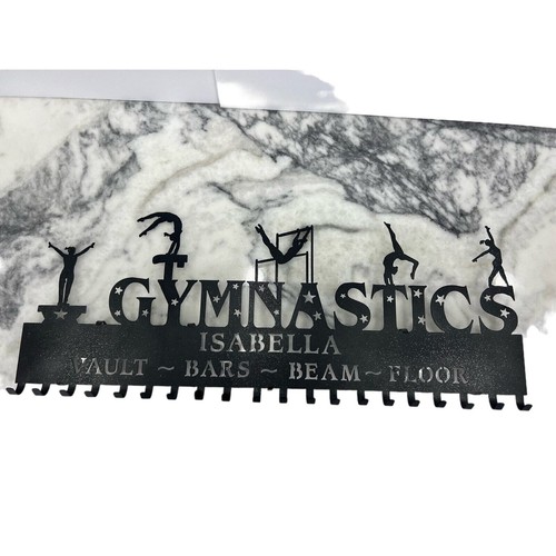 Gymnastics medal metal hanger - medal,