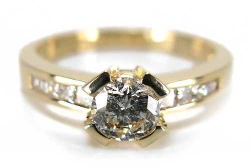 Ring brillant ct - ring, ca.