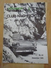 CLUB NACHRICHTEN - AUTO UNION