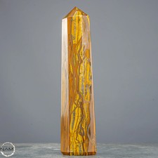 Natürlicher Tigerauge-Obelisk