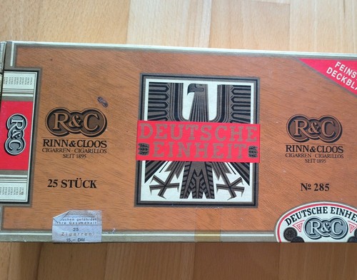 Cigaren box deutsche einheit - cigaren,