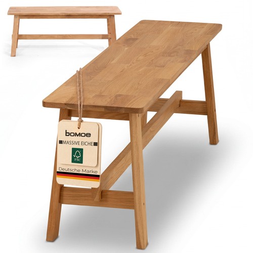 Bank hocker massivholz fsc - ,
