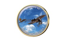 2 Euro vergoldet Blériot XI