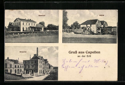 Ansichtskarte capellen erft - ansichtskarte, /erft