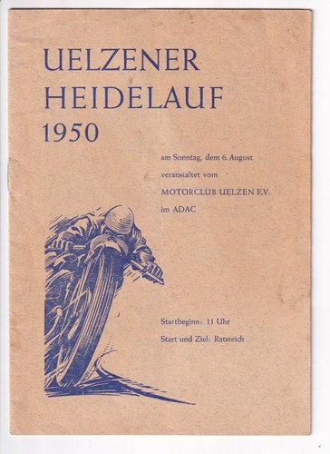 Uelzen 1950 motorradsport - uelzen, 1950: