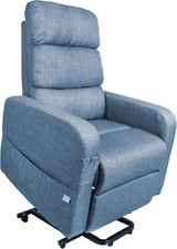 Blue Power Lift Recliner Chair