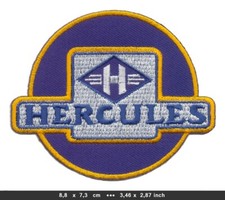HERCULES Aufnäher Patch Motorrad Mofa Moped Mokick Kleinkraftrad Deutschland