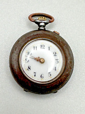 Antike Taschenuhr mit diamantbesetztem Gehäuse - Ersatzteile oder Reparatur