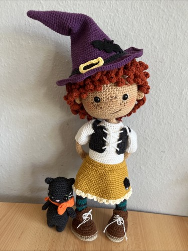 Amigurumi hexe mädchen mit - amigurumi,