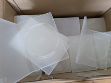 50 Transparente DVD Leerhüllen – stabile Hüllen  in sehr guter Qualität