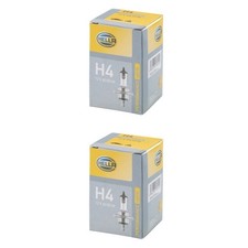 2x HELLA PERFORMANCE UP TO 60% H4 HALOGEN GLÜHLAMPEN 12V 60/65W P43T-38 | 8GJ