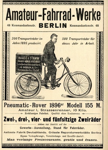 Amateur fahrrad werke berlin - fahrrad,
