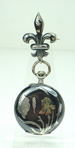Taschenuhr aus massivem - , silber