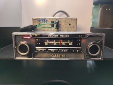 Becker Mexico Vollstereo Modell 374 Chromrahmen Oldtimer Radio Kassette Vintage