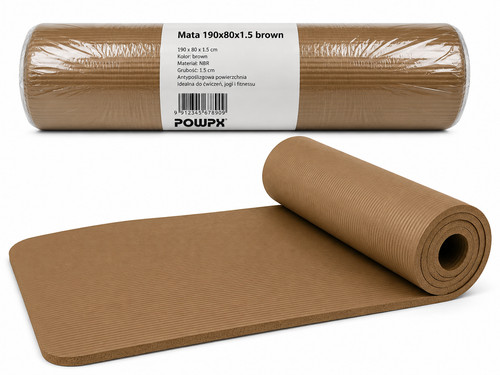 Gymnastikmatte 190x80x1 cm - gymnastikmatte, 190x80x1,5