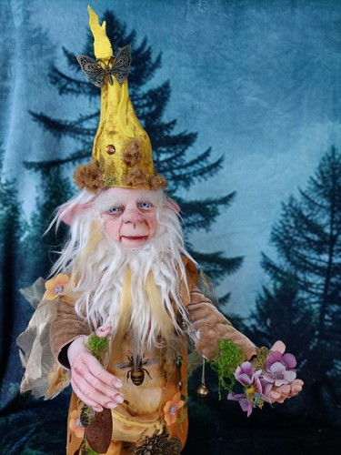 Bienenschutzzwerg,OOAK,Unikat