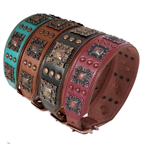 Hundehalsband echtleder - echtleder, xl