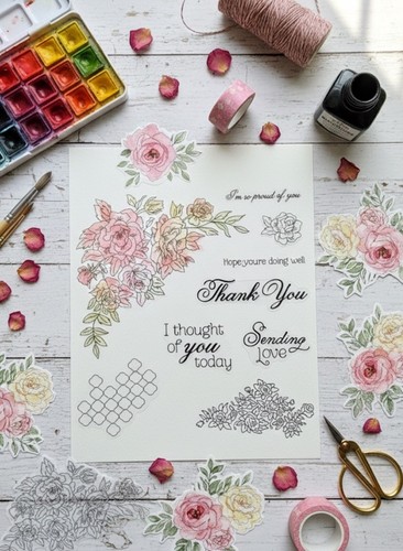Stempel set 14x14 - , cm